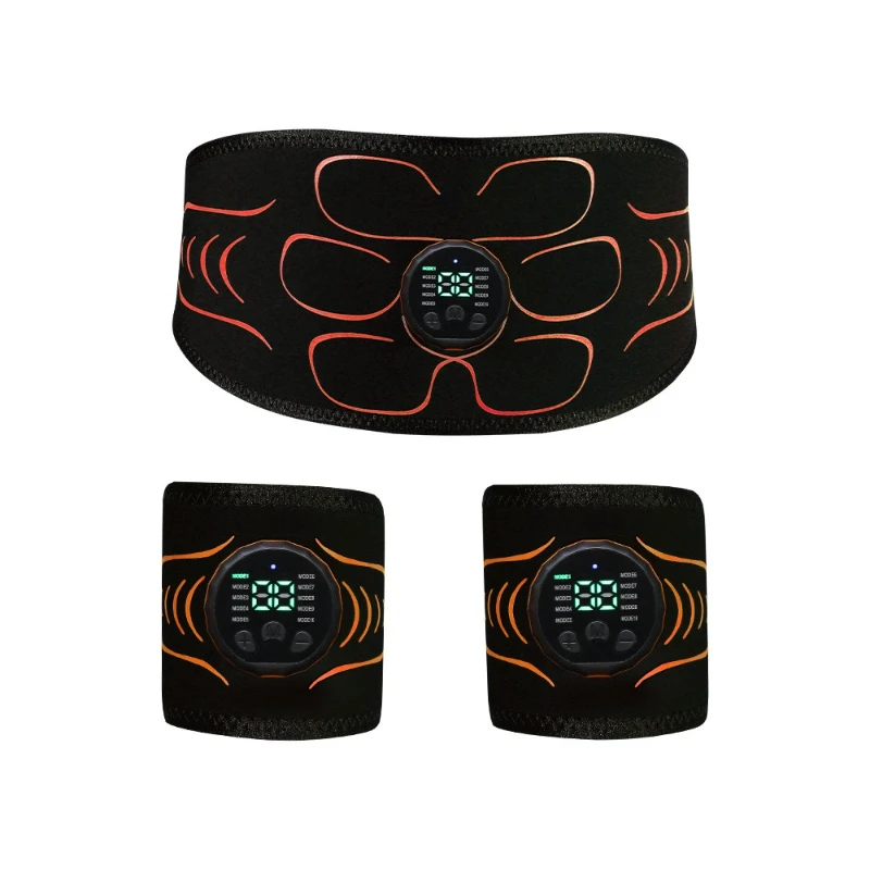 Lazy thin belly massager, fitness smart abdominal muscle exercise belt, indoor household fat rejection exercise