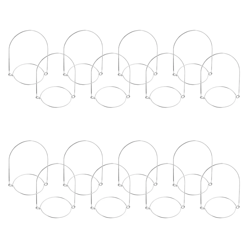 

16pcs Mason Jar Handle Regular Hanger Stainless Steel Canning Holder Hook Clip Pint Suspension Wire Jar Grip Fade Resistant
