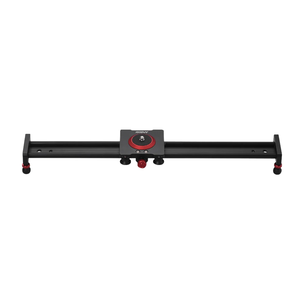 Andoer 50cm/20inch Aluminum Alloy Camera Track Slider Video Stabilizer Rail for DSLR Camera Camcorder DV Film Photography