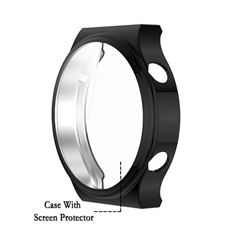 Watch Case For Huawei Watch GT2 pro Protective Shell Soft and Flexible TPU Cover With Screen Protector