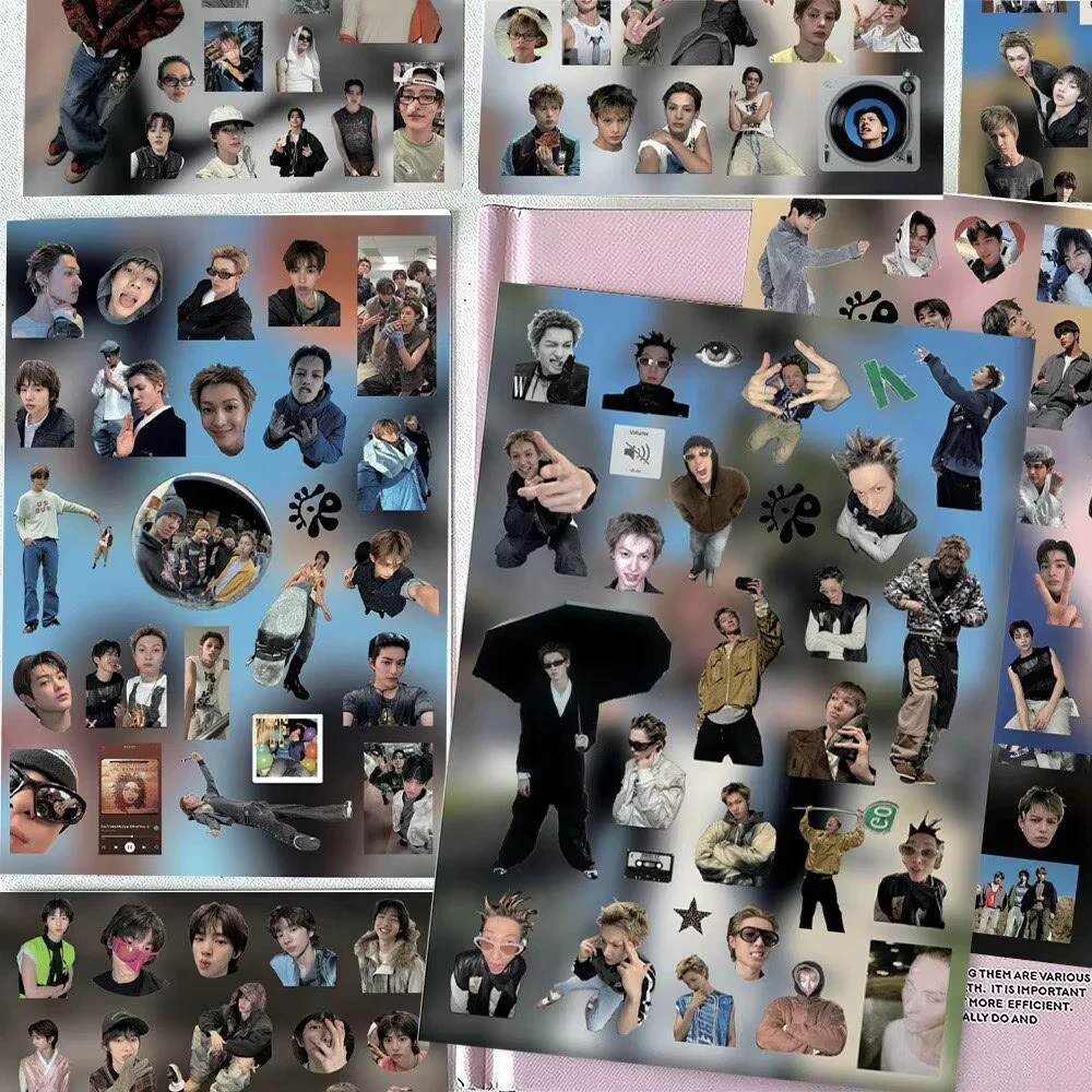 Kpop CORTIS Idol Fotoaufkleber Wasserdichte Vinyl-Aufkleber DIY Handyhülle Wasserflasche Gepäck Scrapbook Deko Requisiten Geschenk – Detail 5