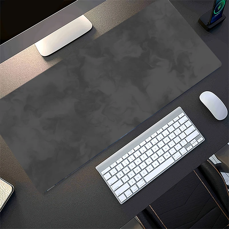 

Mouse Pad Grey Texture Computer Mat Desk Pad Office Accessories Desk Pad For Mouse Table Mat Play Mat 900x400 Carpet for Pc