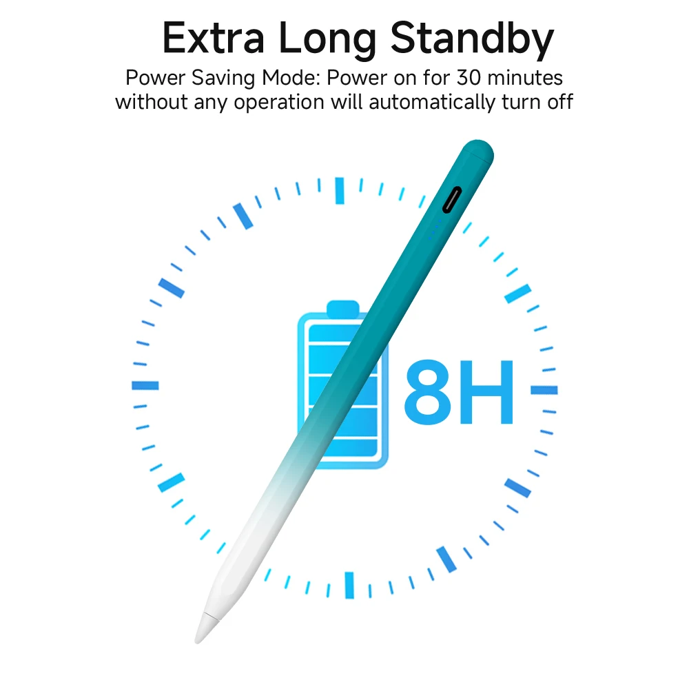 قلم رصاص Apple 2 Palm لجهاز iPad A16 Air 11 5 4 Pro 11th 13 12.9 M4 M3 M2 أقلام 10 9 10th 9th Generation Mini 7 6 2025 قلم لمس #6