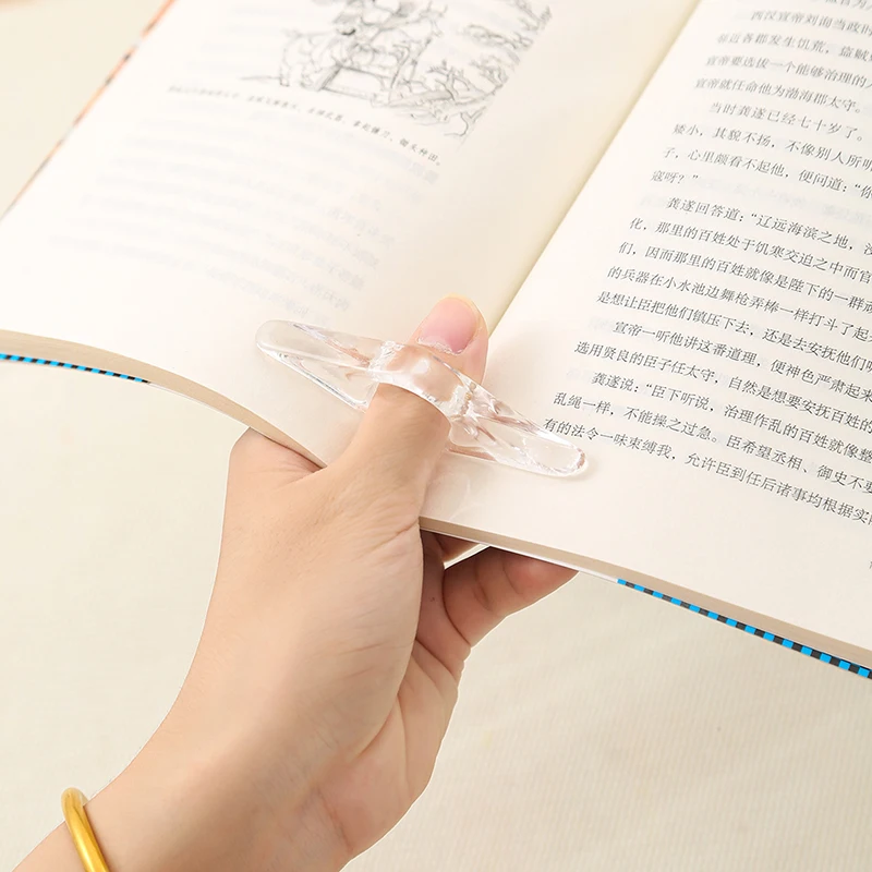 Fashion Convenient Durable Creative Thumb Book Support Book Page Holder Bookmark Press Book Reading Aid Reading Supplies