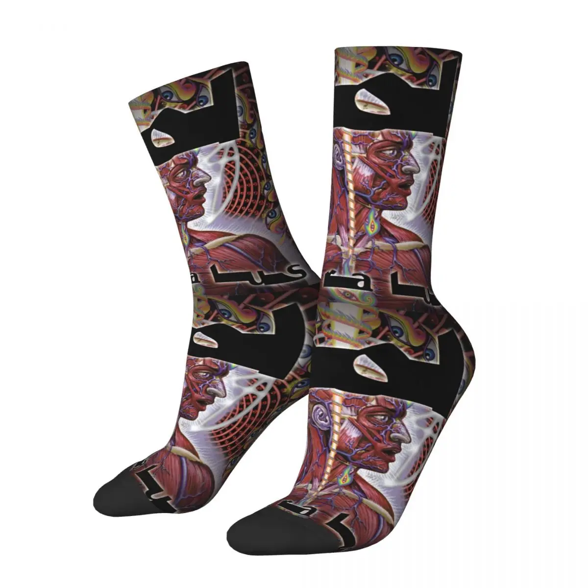 Chaussettes Elin Metal Music pour hommes et femmes, bande d'outils, chaussettes graphiques, printemps, été, automne, hiver, mode