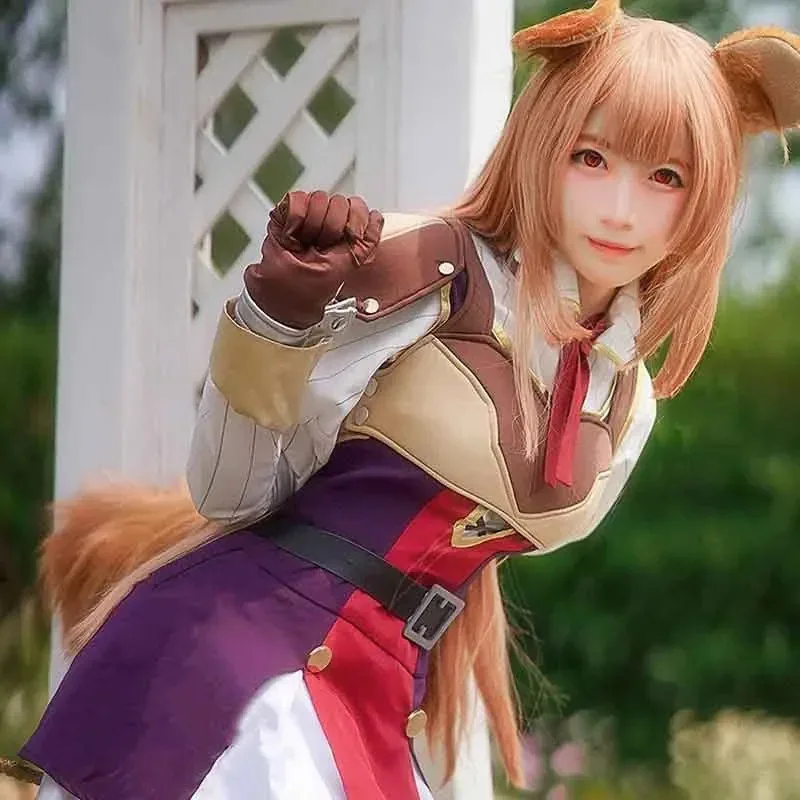 Anime Tate no Yuusha no Nariagari Rising of Shield Hero Raphtalia Cosplay Costume dress Outfit Women Anime Cosplay Costume Set