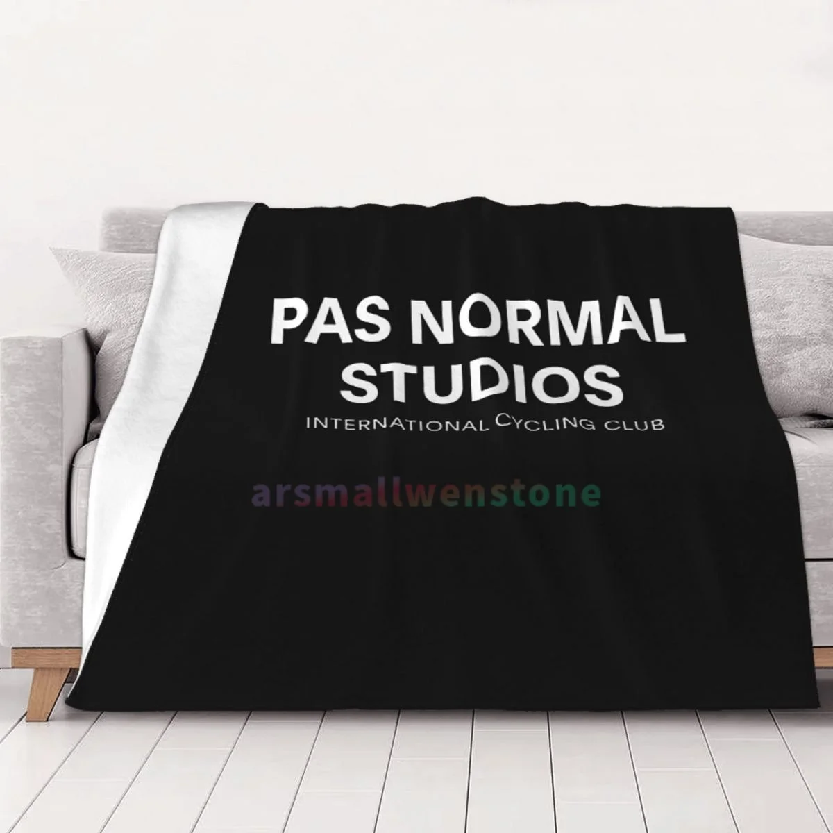 Pas Normal Studios Flannel Fleece Blanket Soft Warm Lightweight Cozy Anti-Pilling Fuzzy Throw Blankets for Couch Bed Sofa Travel