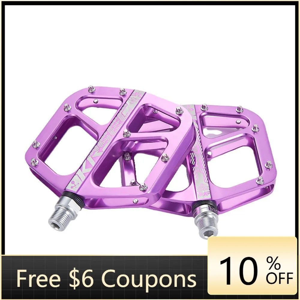 

STLF Krsec Ultra-Light Aluminum Alloy Bicycle Pedals Universal Bearing for Road & Mountain Bikes Anti-Slip Pedals