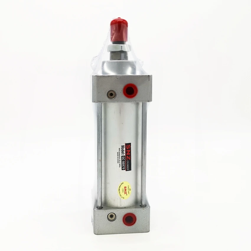 

SC50X75 Double Action Cylinder Bore 50mm Stroke 75mm Pneumatic Air Cylinder Standard Cylinder SC50*75