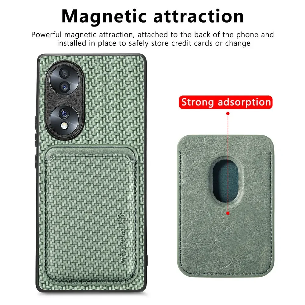 Magnetic 2IN1 Detachable Leather Case for OPPO A80 A79 A98 A78 A58 A38 A18 A17 K A 18 38 58 78 79 80 98 5G 4G Card Cover Magsafe