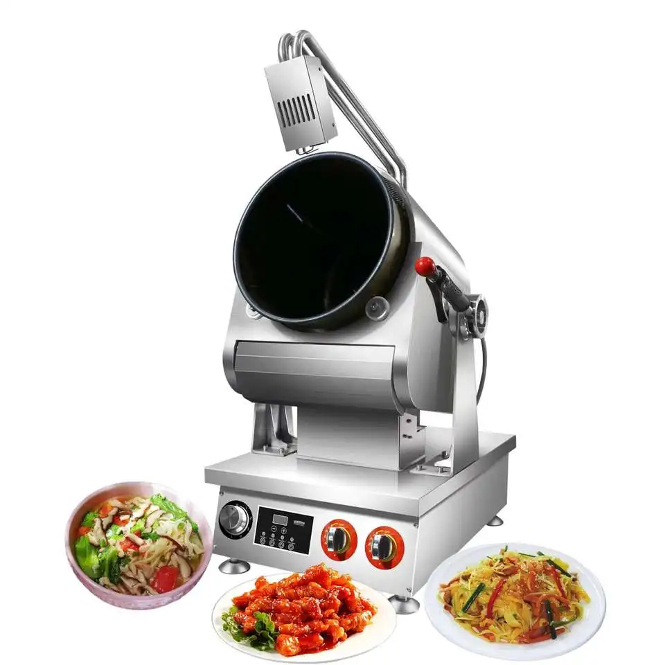 Smart Intelligent Commercial Cooking Robot Automatic Fried Rice Wok Stir Fry Machine for Restaurants