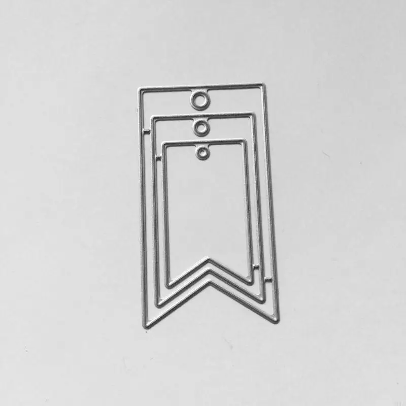 

MOLC Hanging Tag Metal Cutting Dies Stencil DIY Scrapbooking Album Stamp Paper Card