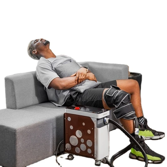 

Orthopedics and Rehabilitation Sports Recovery Knee Ice Pack Wrap No Ice Needed Hot and Cold Compression Therapy System