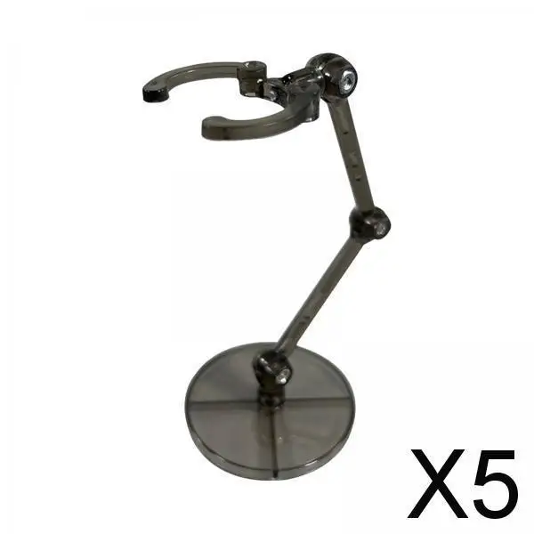 5x Display Stand Adjustable Angle Support Doll Model Bracket Rack Action Figure Display Holder for 6'' Inch Doll