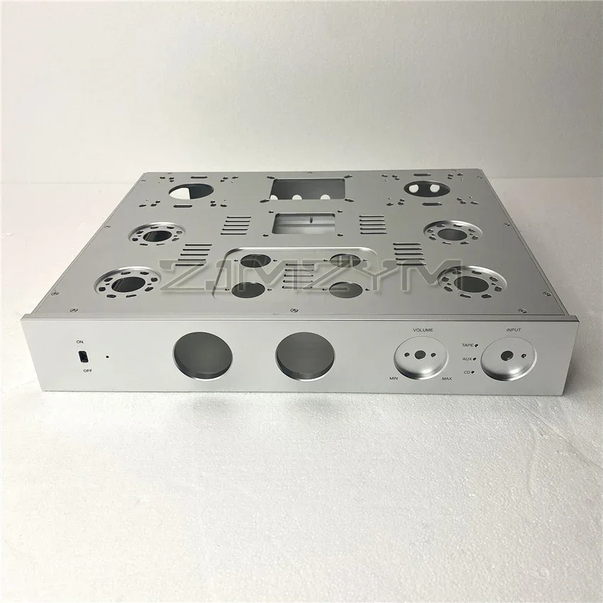 Universal Push-pull Chassis Aluminum Alloy Power Amplifier Front-end Box Fever Speaker DIY Chassis All Aluminum Chassis