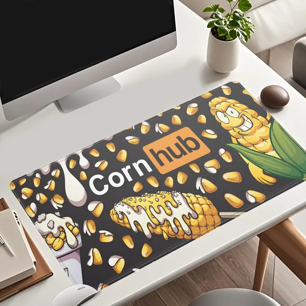 

Corn Hub Mouse Pad Mouse Pad Desk Mouse Pad Cute HD Desk Pad Extended Gaming Keyboard Mats Large XXL Gamer Mousepad 90x40