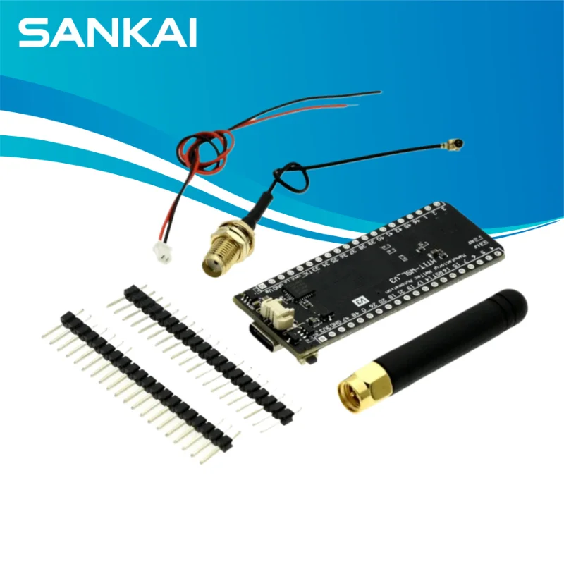 ESP32 SX1262 LoRa WIFI BLE Module Development Board LoRAWAN 433-470MHz 868-915MHz Wireless Stick Lite with Antenna For Arduino