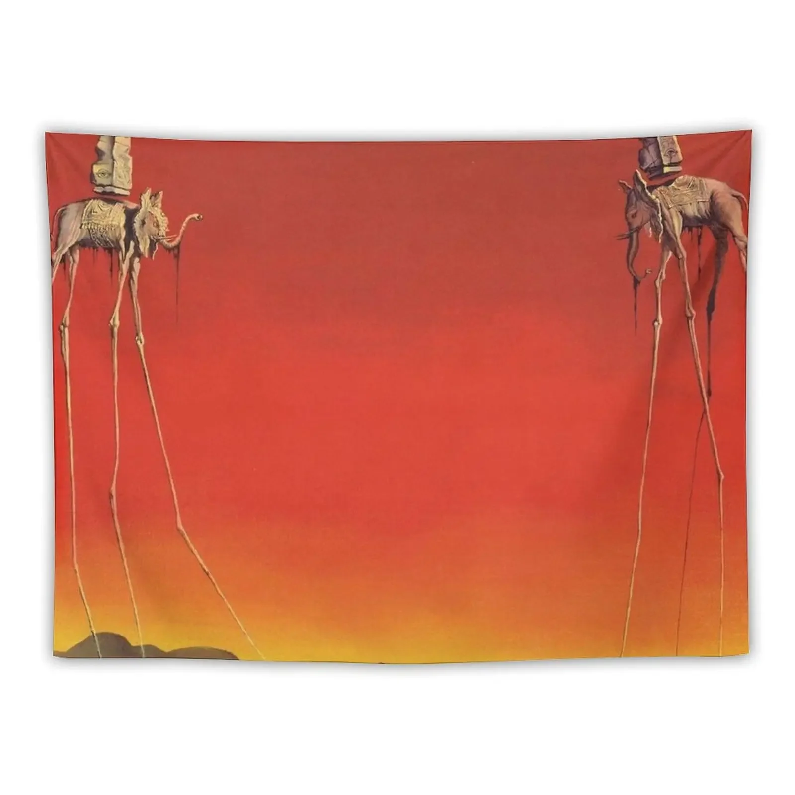 

Elephants, 1948 by Salvador Dali Tapestry Wall Hanging Decor Decorative Paintings Outdoor Decor Tapestry