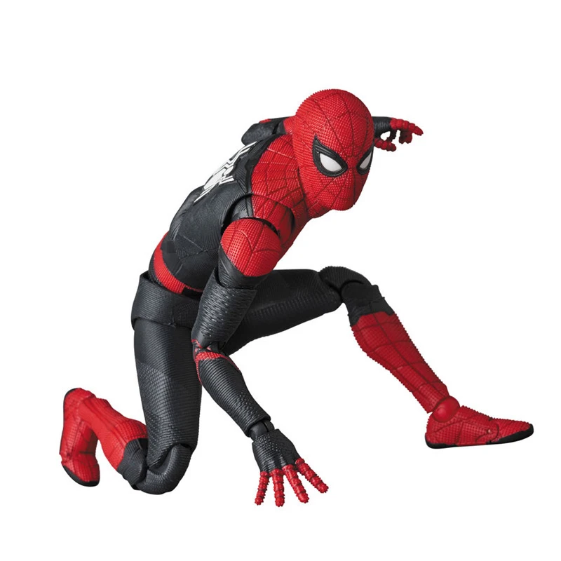 KO Mafex 113 103 Spiderman Action Figure Toys High Quality Multi-accessories Spider Man Movable Model Dolls Collectible Gifts