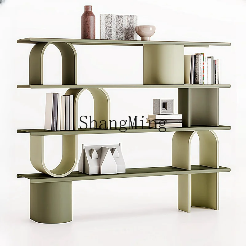 

SM advanced sense bookshelf solid wood floor locker household living room partition cabinet