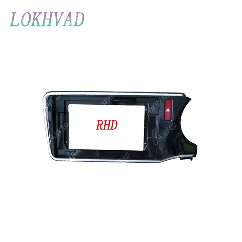 Zdjęcie 7: 2 Din Car Frame Audio Fitting Adaptor Dash Trim Mount Kits Facia Panel 10.1 inch For Honda City Grace 2014 - 2018 Radio Player