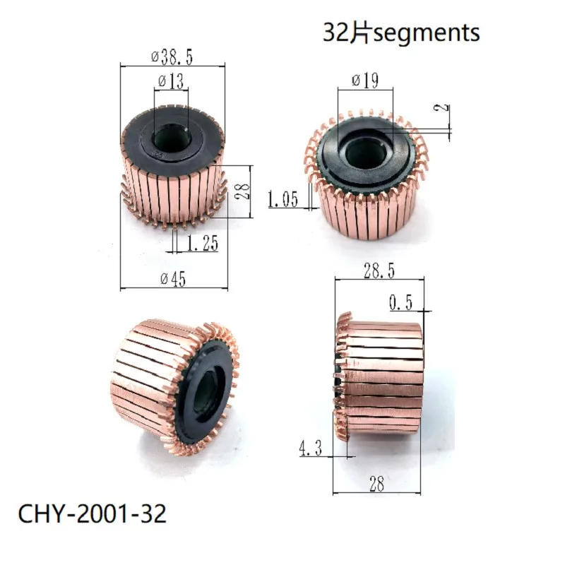 38.5*13*28*32P Rectifier Reverser Copper Head Chy-2001-32