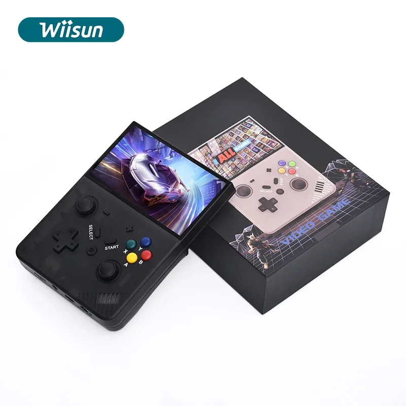 

New S R43 Pro Factory 64GB Retro Handheld Game Console Gift With 20000+ Games Portable Retro Game Players New Design M18