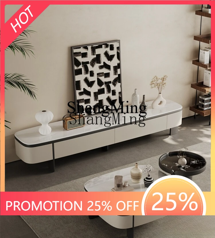 

FG good-looking modern simple light luxury rectangular household microcrystalline stone coffee Italian minimalist coffee table