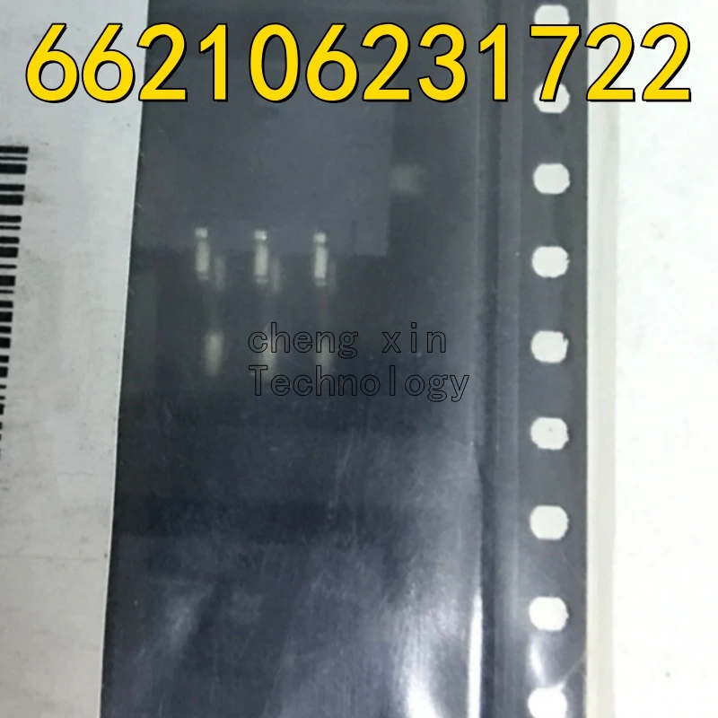 1PCS/LOT 662106231722 New and Original CONN, R/A HEADER, 6POS, 2ROW, 3MM