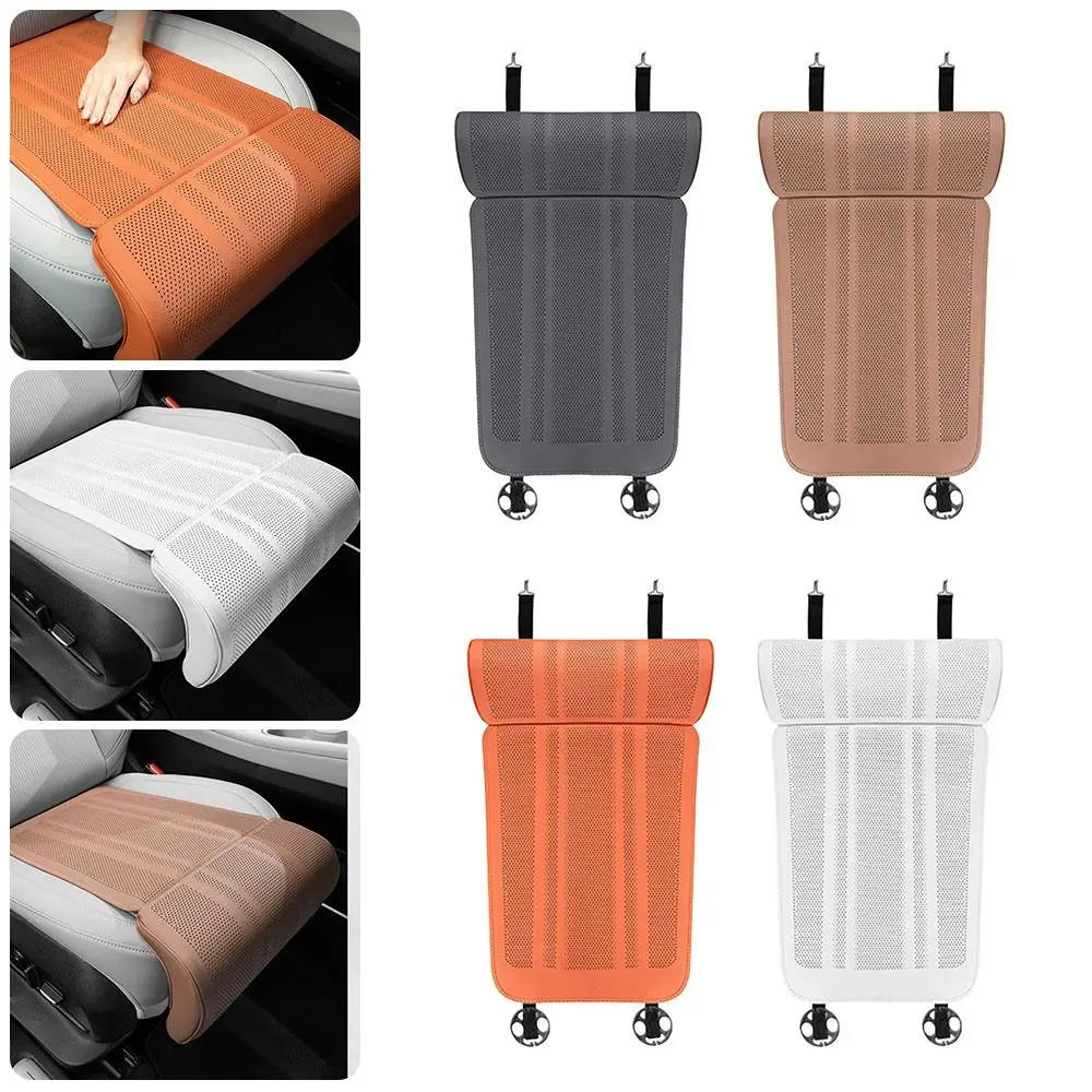 ผ้าคลุมเบาะรถยนต์หนังใหม่ แบบสากล ระบายอากาศได้ดี พร้อมที่พักเท้าแบบขยาย ป้องกันการลื่นไถล อุปกรณ์เสริมในรถยนต์