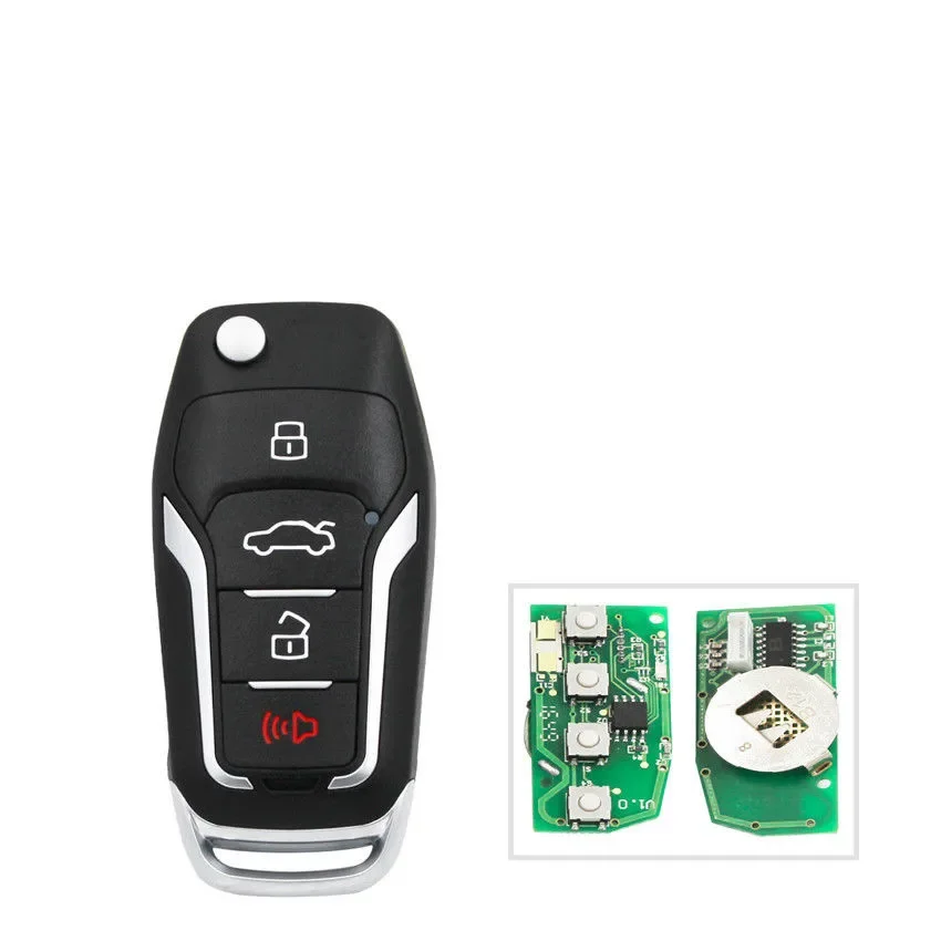 5pcs Keydiy KD B12 Universal Remote Key 3/4 Buttons Car Key for Ford Style KD B Series for KD-x2 KD900 KD Mini Key Programmer