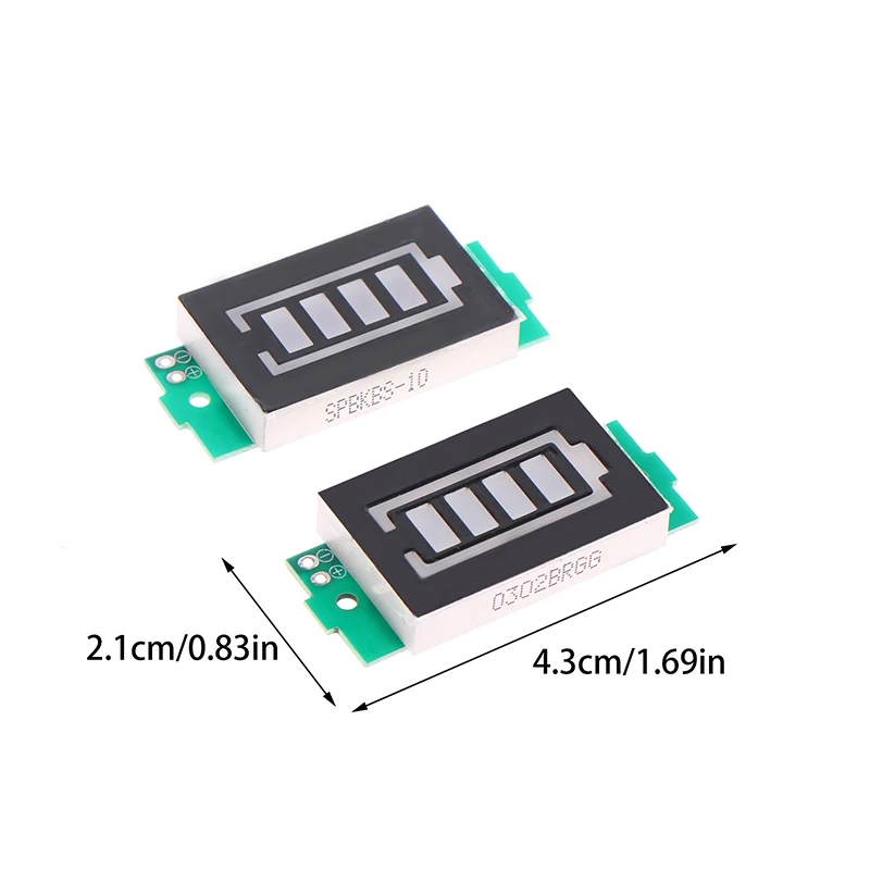 1PCS 1S 2S 3S 4S 5S 6S Lithium Battery Capacity Charge Indicator Display Module 3-34V 5mA Electric Vehicle Battery Power Tester