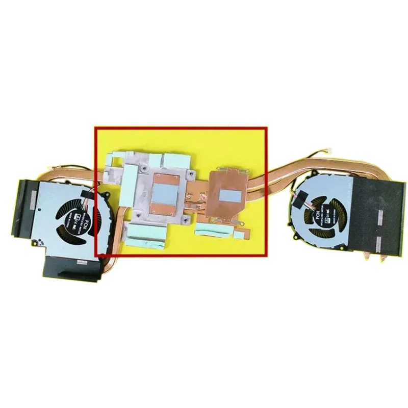 

Laptop 4PIN CPU GPU FAN&Heatsink For 6-31-NH77N-201 DFS5K221153711-FLHF FMQ8 MNLC NLC For CLEVO NH77DP NH77DPQ NH79DP NH79DPQ
