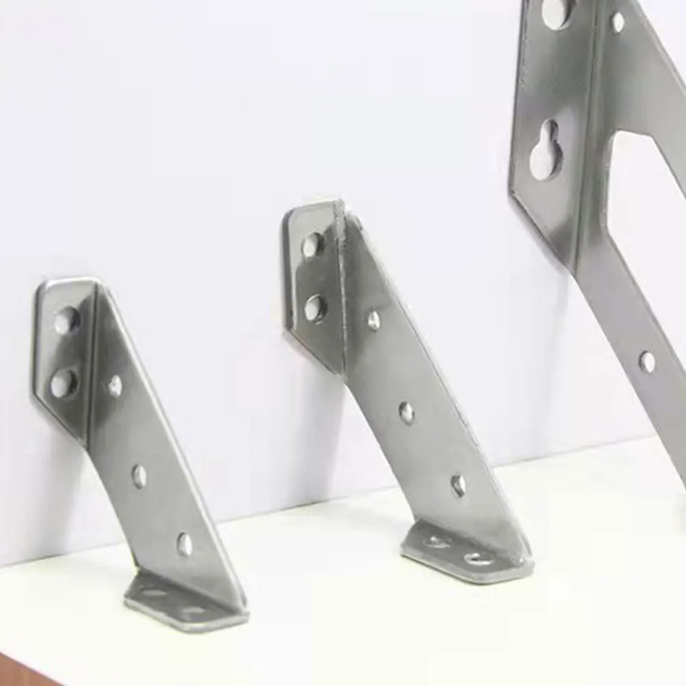 

16Pcs Corner Braces Stainless Steel Furniture Connectors Heavy Duty Angle Brackets for Wood Shelf Cabinet Corner Braces