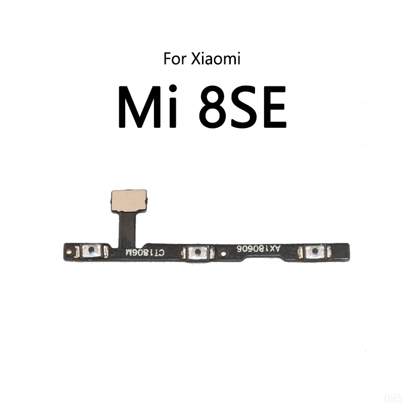 Power Button Switch Volume Mute Button On / Off Flex Cable For Xiaomi Mi 8 Lite 8SE