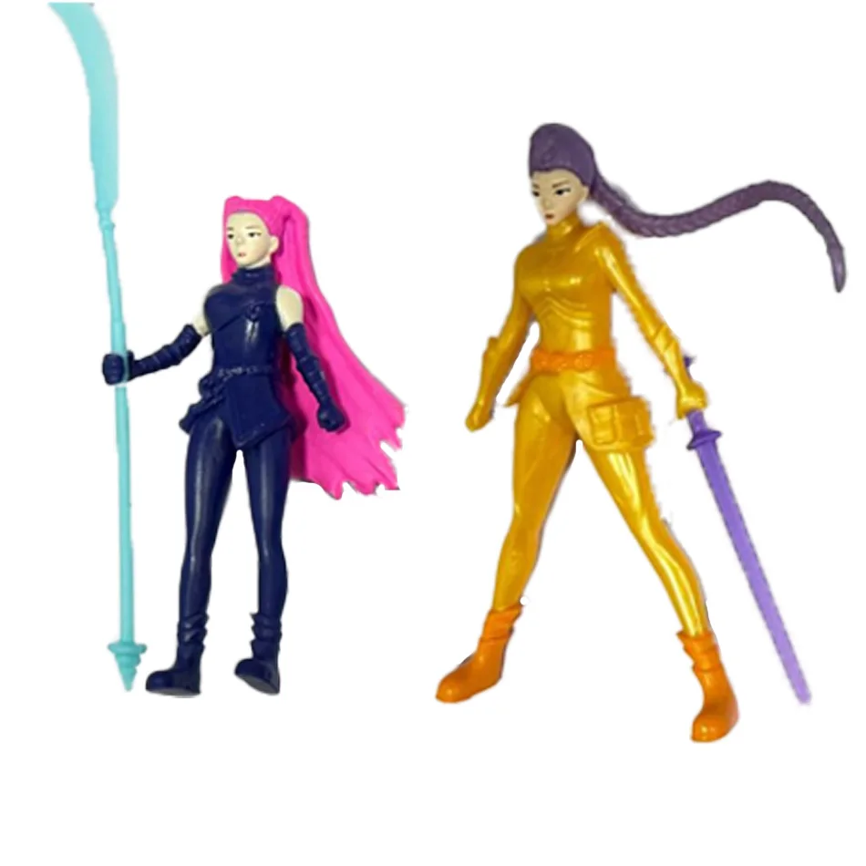 Bureau Decoratie Standbeelden Ornament Kid Geschenken Anime Kpop Demon Hunters Figuur K-Pop Demon Hunters Rumi Mira Zoey Tijger Beeldje Speelgoed