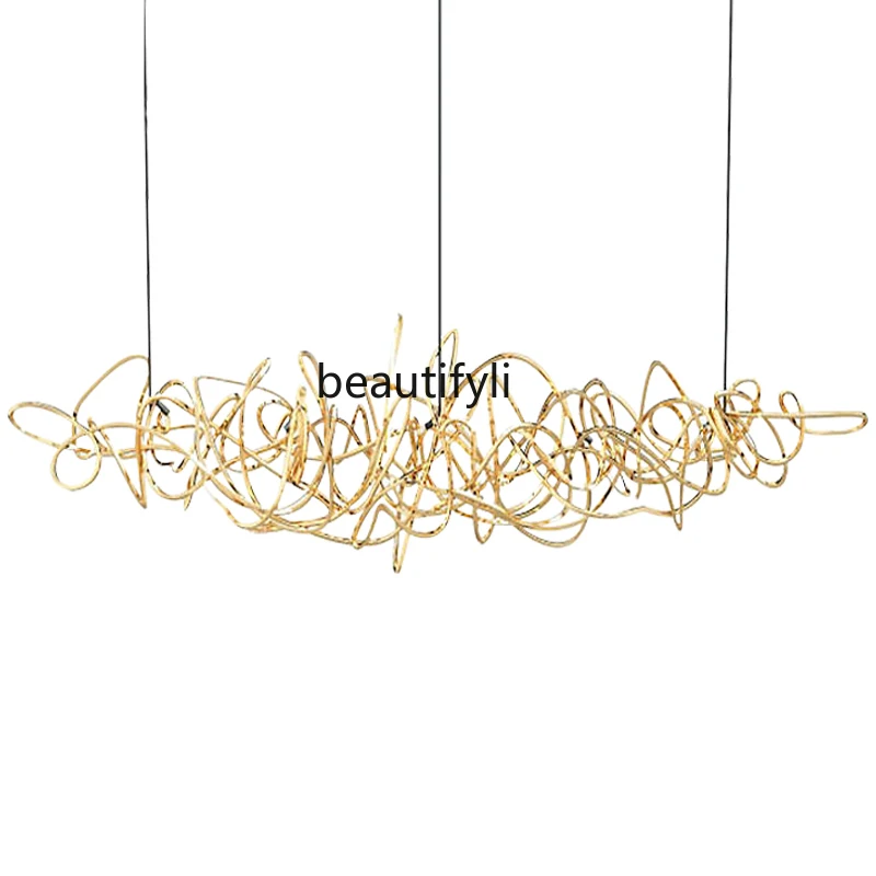 

Post-Modern Entry Lux Style Restaurant Chandelier Bar Chandelier Model Room Creative Chandelier