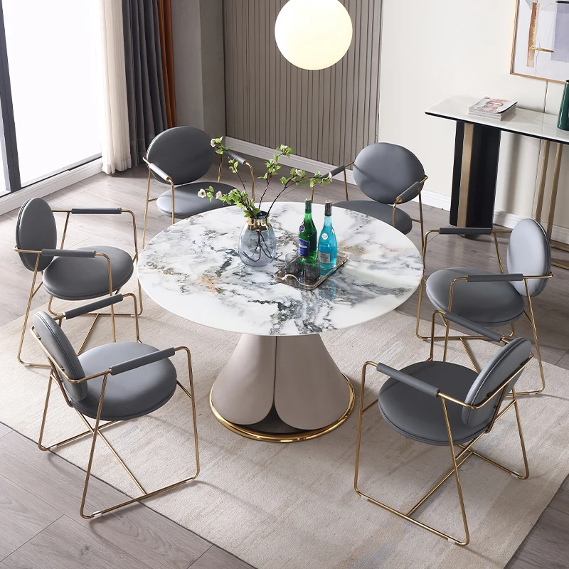 Light luxury designer casual dining chair nordic velvet dining room chairs modern dining chairs