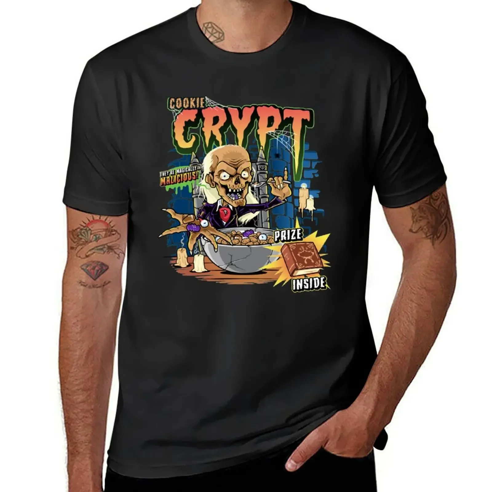 

Tales From The Crypt Cookie Crypt Cereal T-Shirt cheap stuff custom shirt boys animal print vintage t shirt men