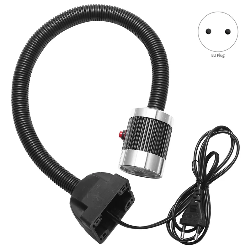 ABLN-3X 220V 9W Led Machine Work Lamp 50Cm Gooseneck Industrial Cnc Machine Lathe Tool Light Eu Plug