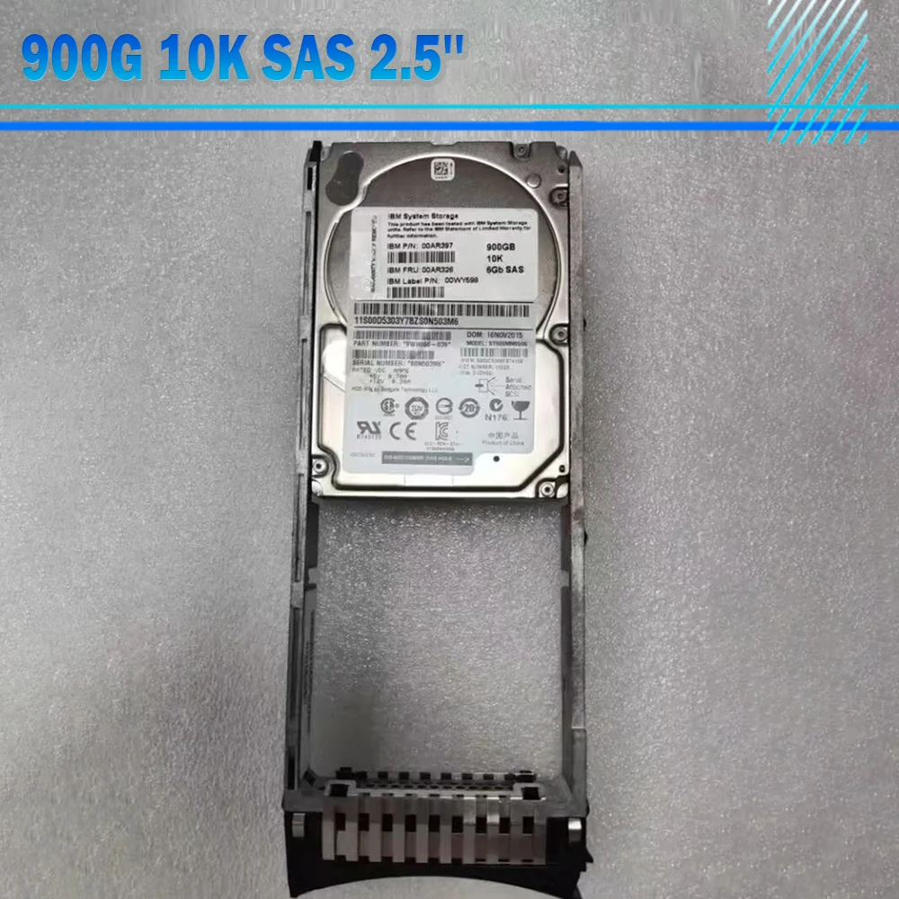 

2076-AHF2 00AR397 00AR326 900G 10K SAS 2.5'' Server Hard Drive For IBM HDD