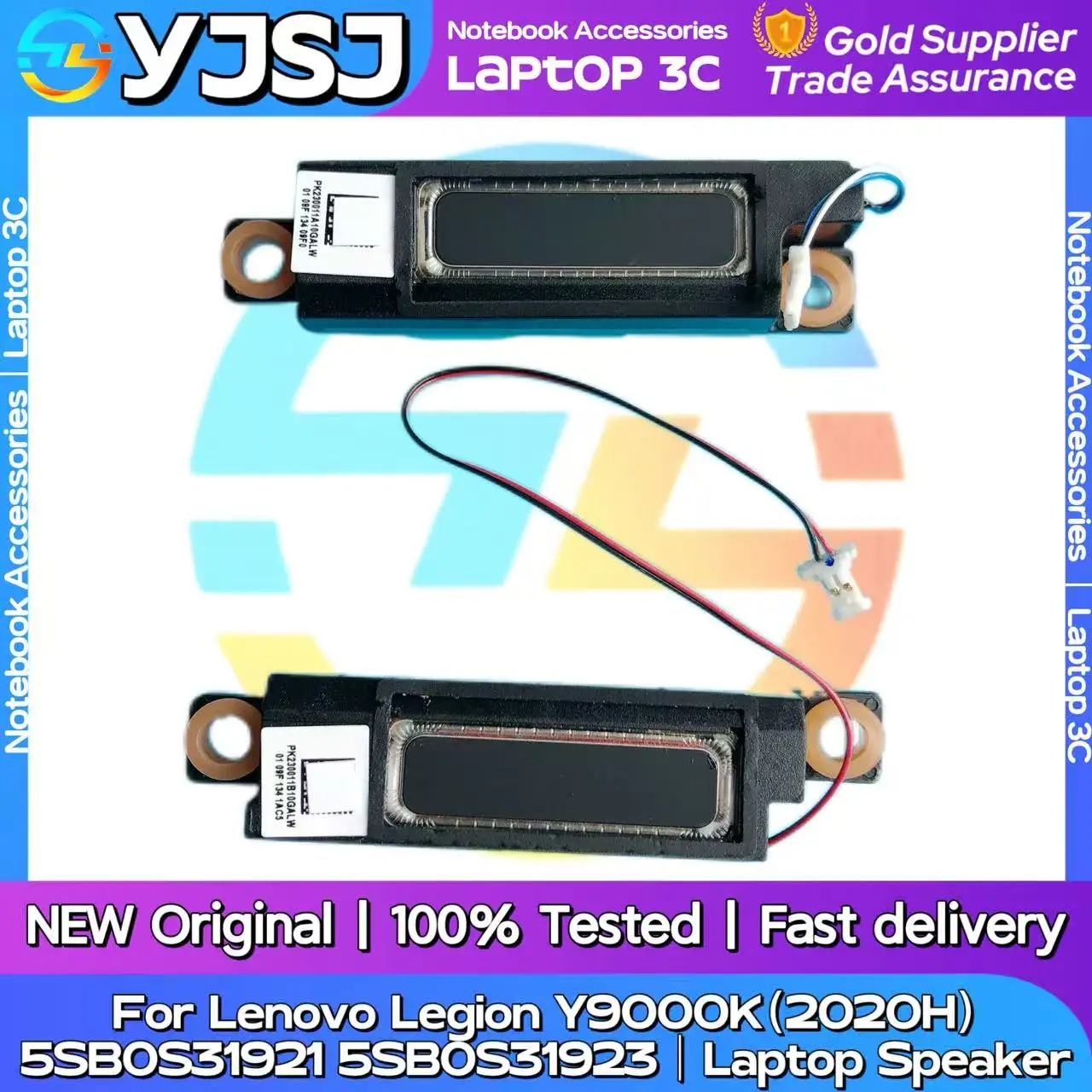 ใหม่ต้นฉบับแล็ปท็อปโน้ตบุ๊คลำโพงสำหรับเลอโนโว Legion Y9000K(2020H) ลำโพงในตัวฮอร์นเสียง 5SB0S31921 5SB0S31923