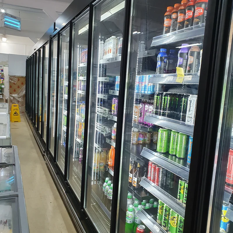 

FOODLINE Customized Supermarket Display Refrigerator Commercial Open Showcase Chiller for Fresh Fruit and Vegetable Equipment