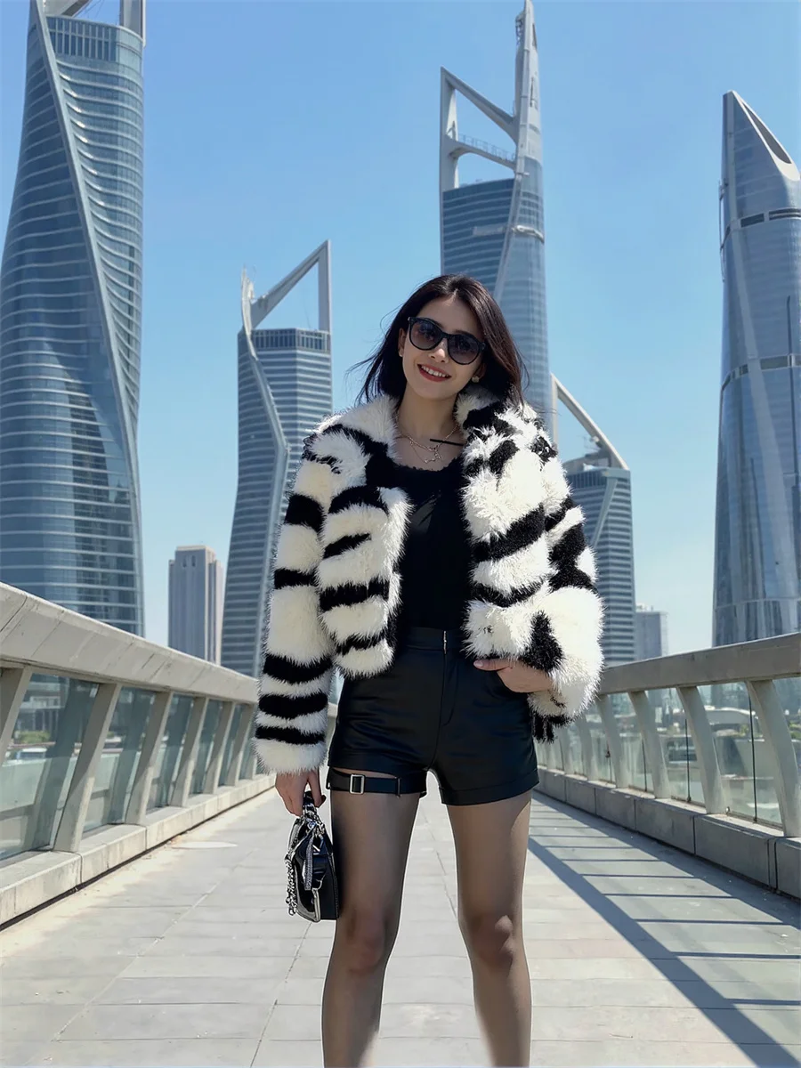 Shorts für Damen, hohe Taille, mattes Leder, mittlerer Strand, Camouflage, Damen, klassisches Pailletten-Kostüm, Rüschen, Femme, Streifen, Thailand