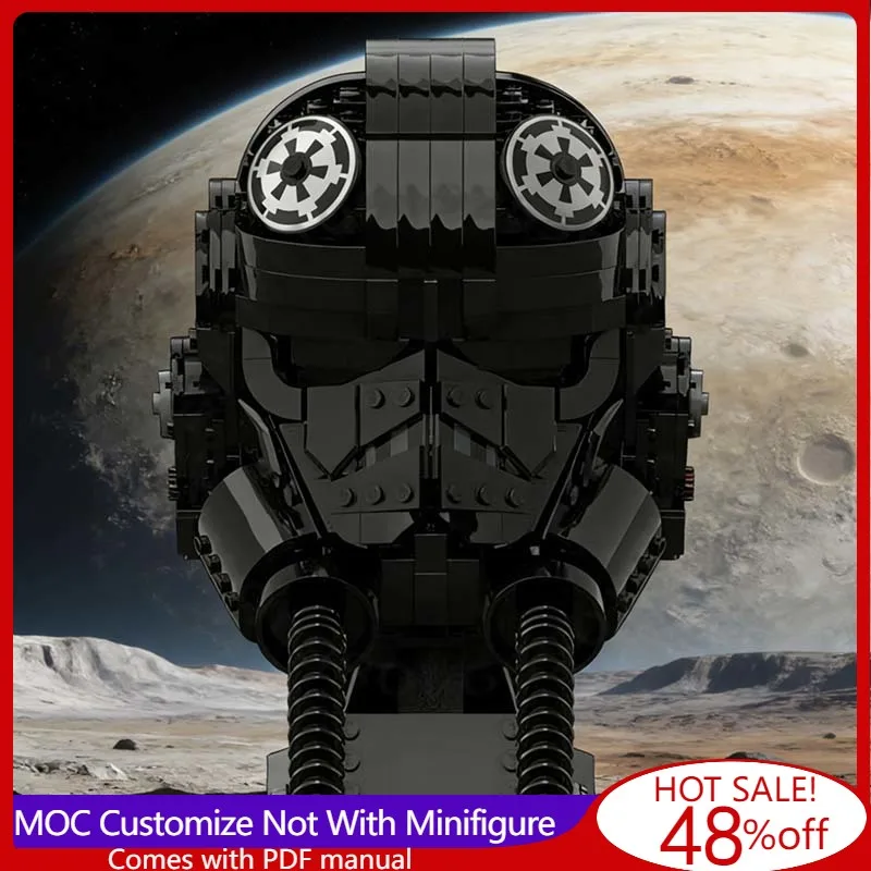 

784 PCS Helmets Helmet Pilot TIE MOC Customize Modular Building Block Educational Technology Popular DIY Boys Holiday Toy Gifts