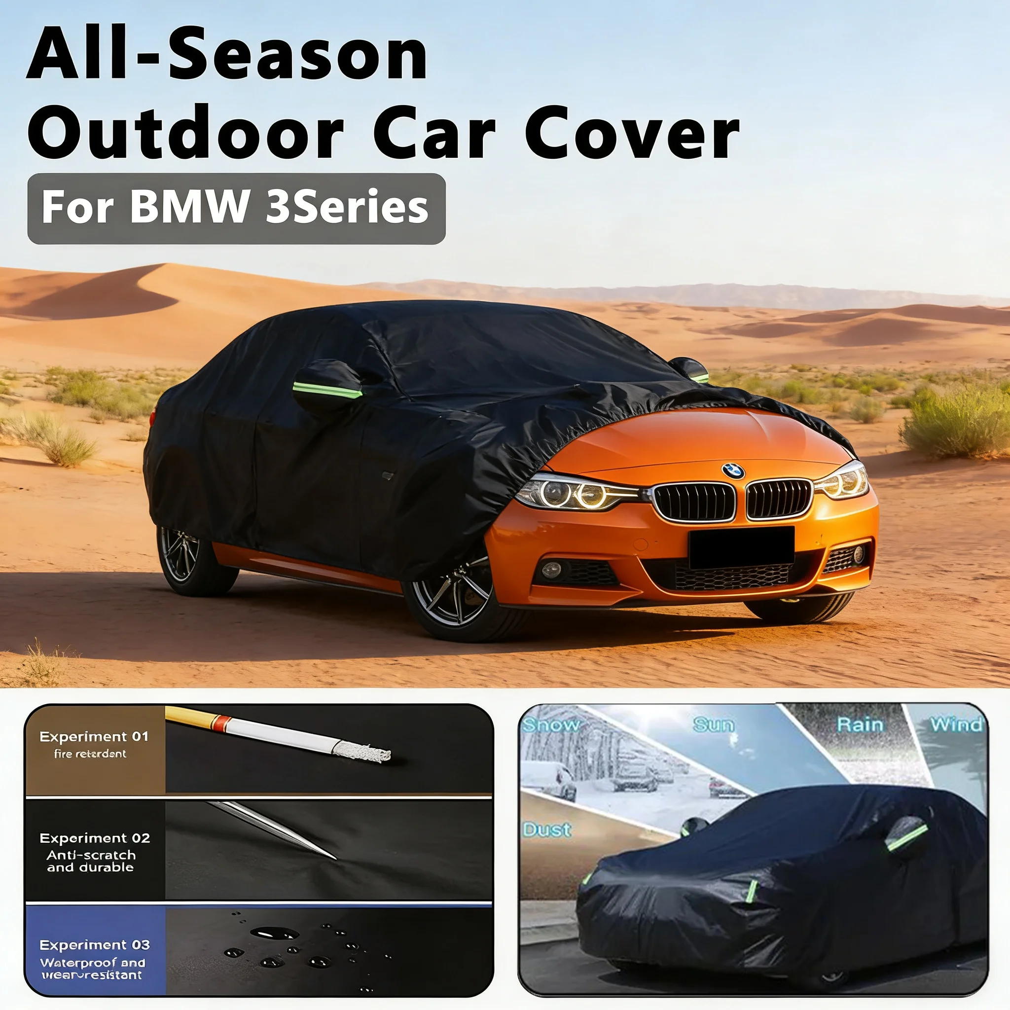 

Outdoor Full Protection for BMW 3 Series - ,Waterproof Dustproof Heat-Resistant, All-Season Use Exterior Accessories