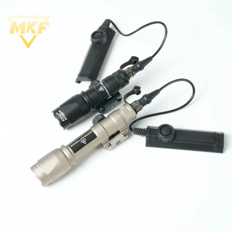 

Тактический фонарь Airsoft SF M300B M600B M600 Scout с двойной функцией и выносным переключателем для охоты, для 20-мм планки