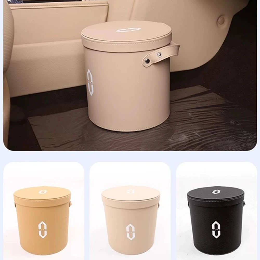 

For Huawei Aito M5 M7 M9 2022 2023 2024 25 Car Trash Can Bag Hanging Storage Box Interior Storage Box Auto Modified Accessories