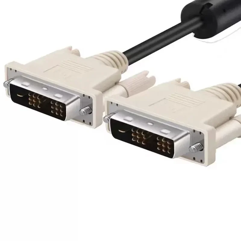 Original Monitor DVI Cable High Definition 18+1 Double Magnetic Ring for Dell AOC HP Computer Video Cord