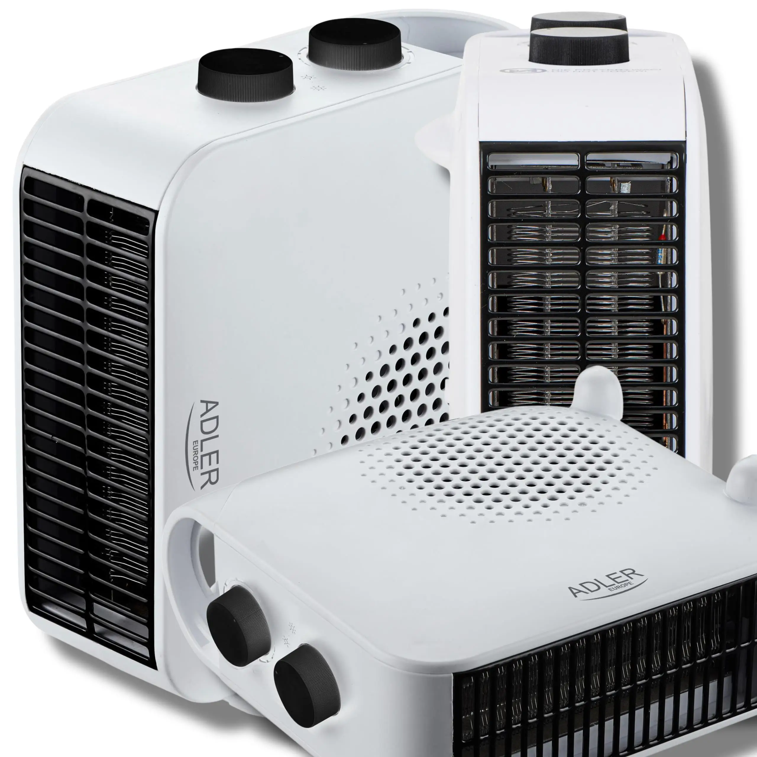 Luchtverhitter elektrische verwarming farelka 2000W 2 graden vermogen thermostaat ventilatorfunctie verticale en horizontale bediening